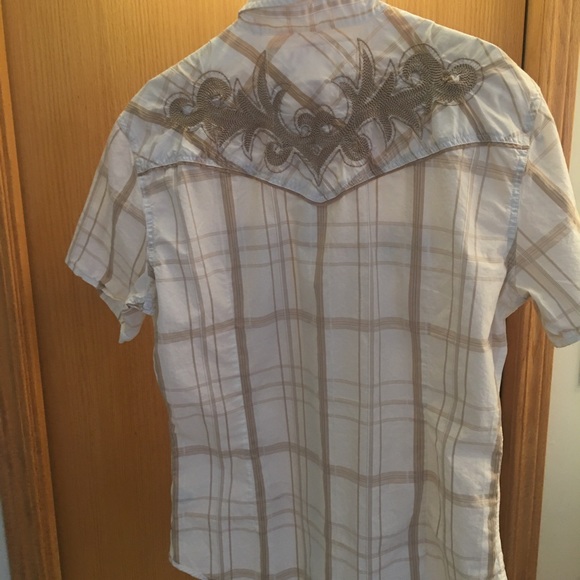 GUESS Short Sleeve Summer Shirt. Medium - Picture 2 of 16
